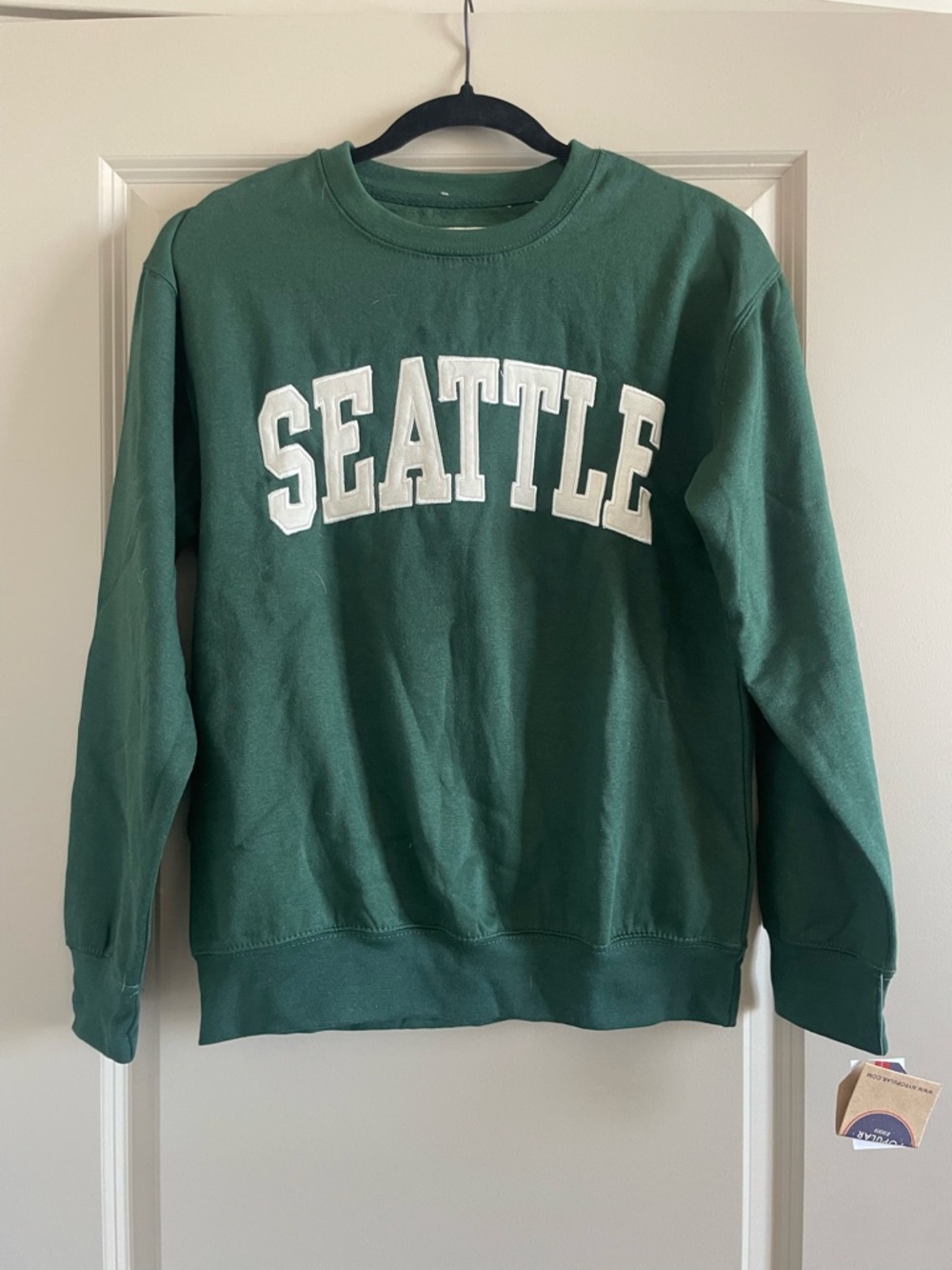 NWT Seattle Crewneck Sweatshirt - Forest Green
